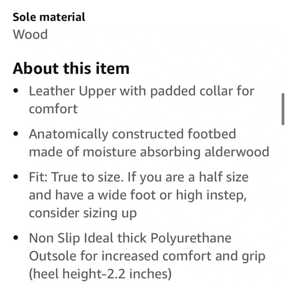 Troentorp Rembrandt Clog Leather Wood 2.2” Heel Brown Slip On Studded Size 42 - Picture 14 of 16